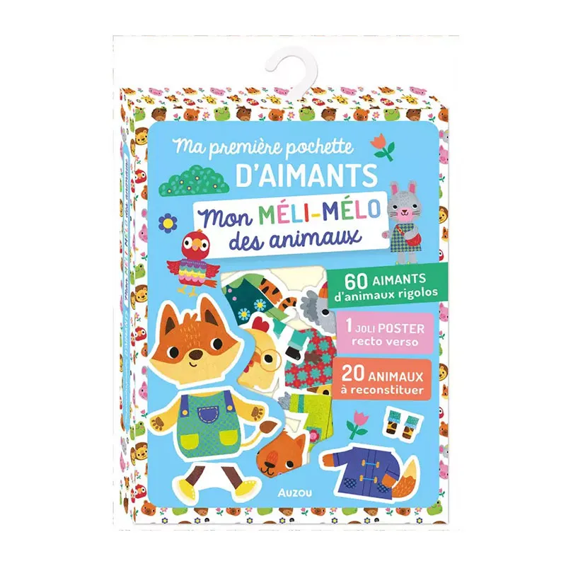 Ma pochette d'aimants Mon méli-mélo des animaux - 36m+-0