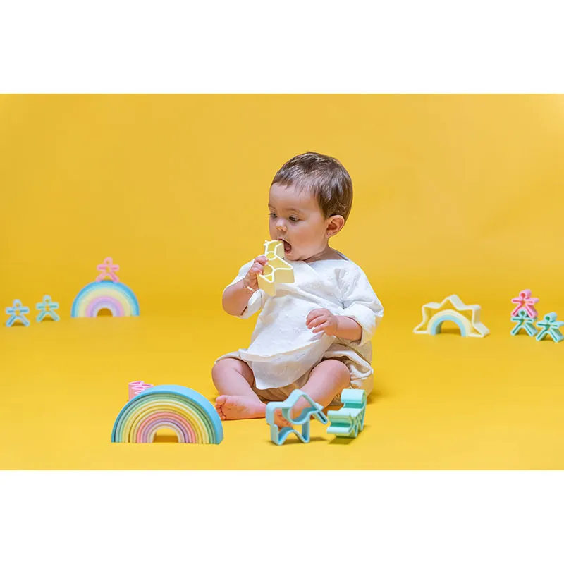 4 Animaux Silicone Pastel - 0m+-7