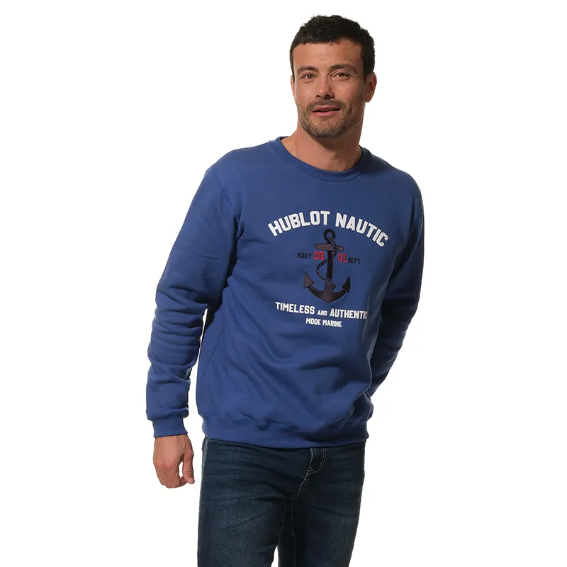 Sweat Col rond avec animation Homme - Bugatti-0