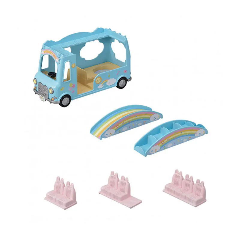 Bus arc-en-ciel - 6pcs-0