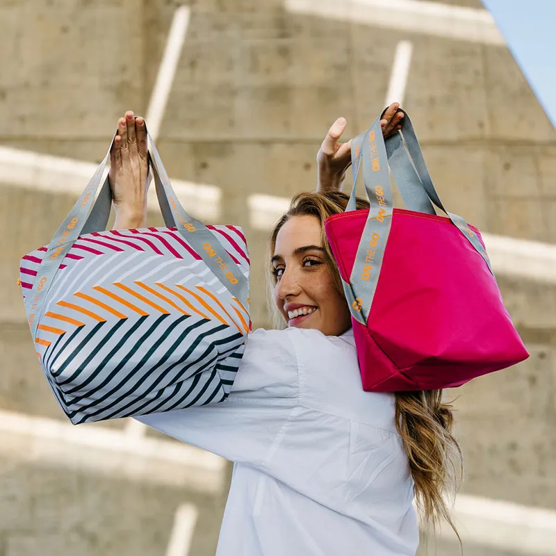 Tote Sac à lunch On the go - Fuchsia-5