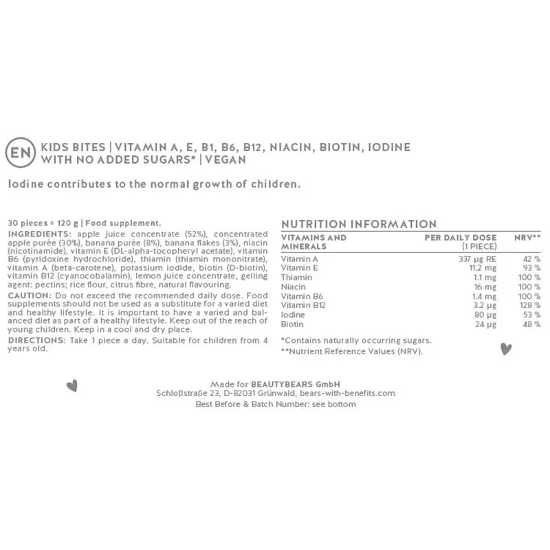 Complexe Multivitaminés Kids Fruit Bites Système immunitaire - 30 Gummies-5