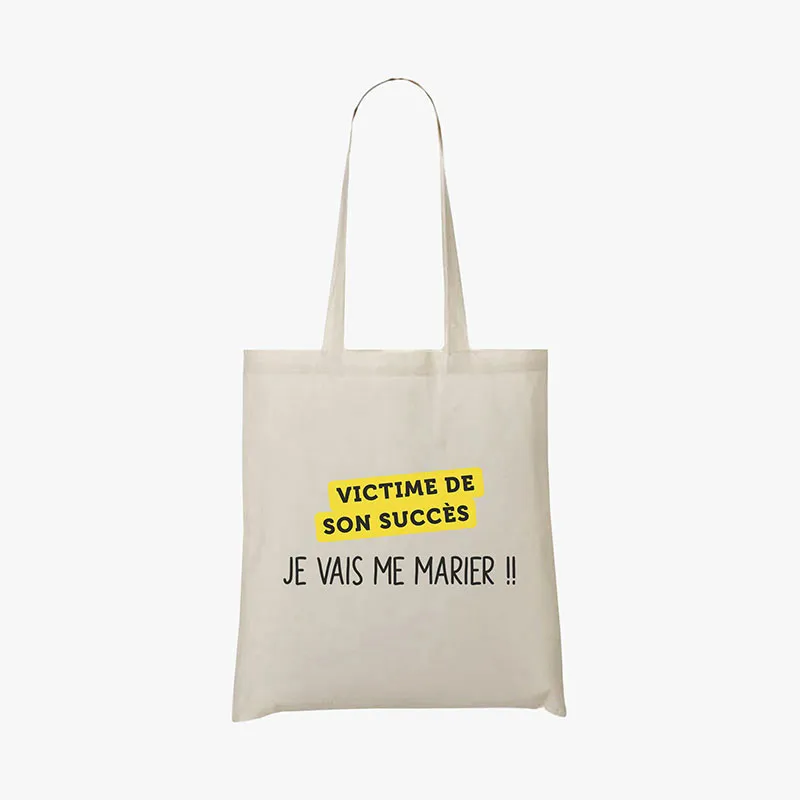 Totebag Victime de son succès - Naturel-0