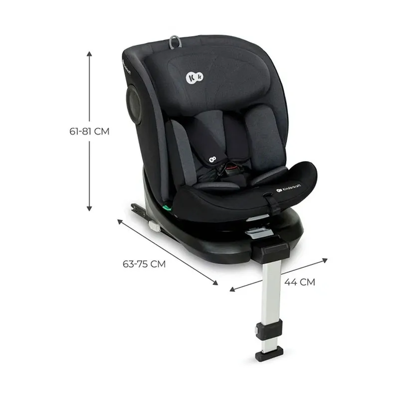 Siège-auto pivotant I-360 i-Size/Isofix 40-150 cm - Black-4