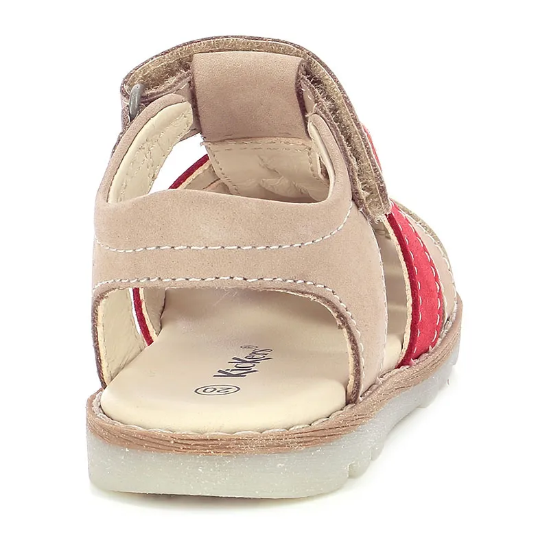 Sandales Nonosti - Beige/Rouge-3