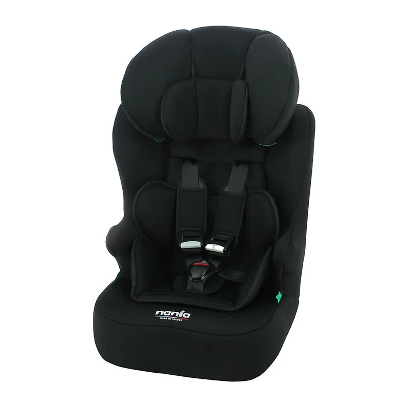 Siège auto I-Size/Ceinturé Race 76 à 140cm - Noir-0