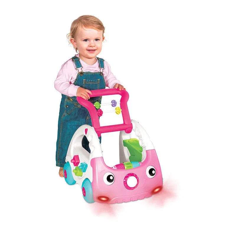 Trotteur d'activités 3en1 Senso Rose - 6m+-1
