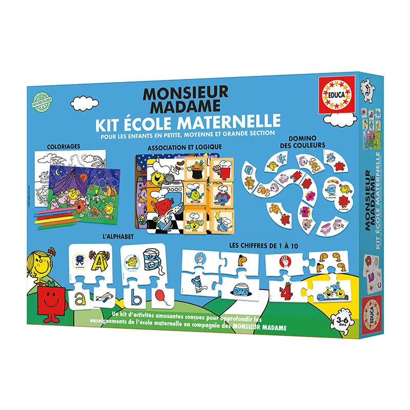Kit École maternelle Monsieur Madame - 36m+-3