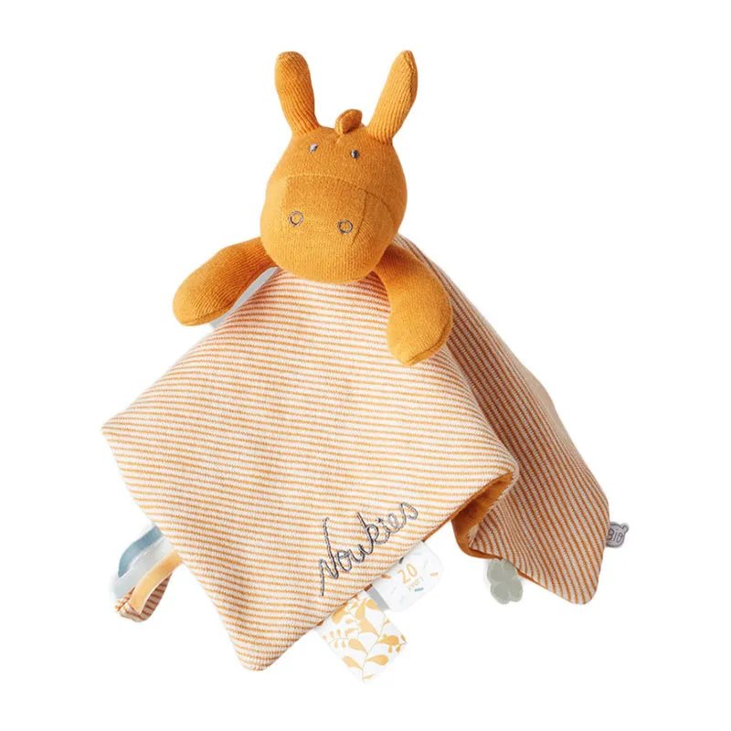 Doudou N&P&L Paco Ocre Noukie's - 27x27x7cm-0