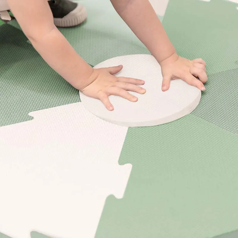 Tapis de jeux à assembler Playmat Vert - 18m+-8