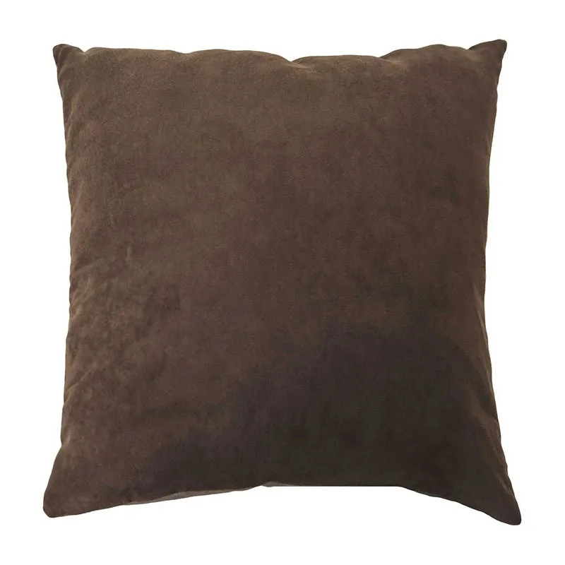 Coussin Patchwork déhouss. Marron/Beige - 40x40cm-2