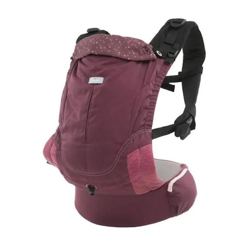 Porte-bébé Myamaki Fit Burgundy Powder - 0m+-0