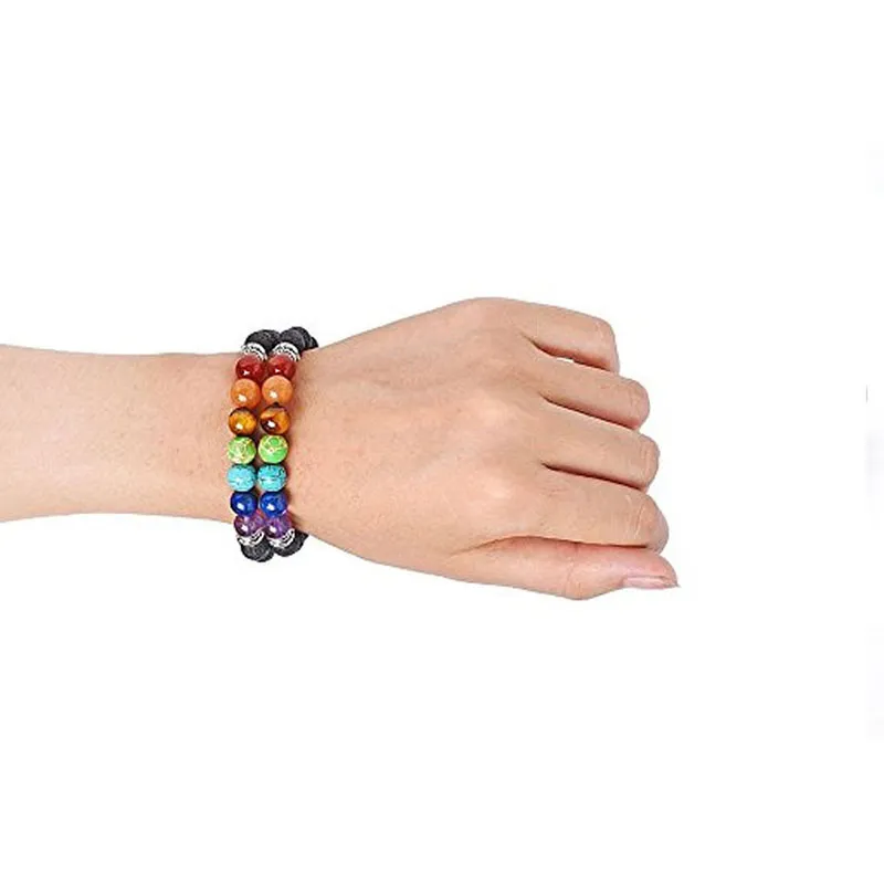 Bracelet Guérison 7 Chakras - Multicolore-4