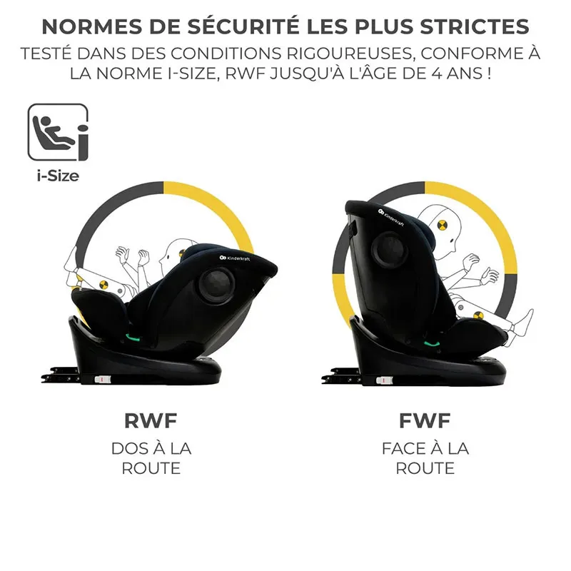 Siège-auto 360° I-Grow i-Size/Isofix 40-150 cm - Noir-8