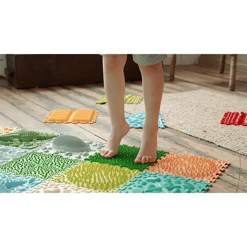 Tapis puzzle orthopédique Crocodile 8pcs - 24m+-10