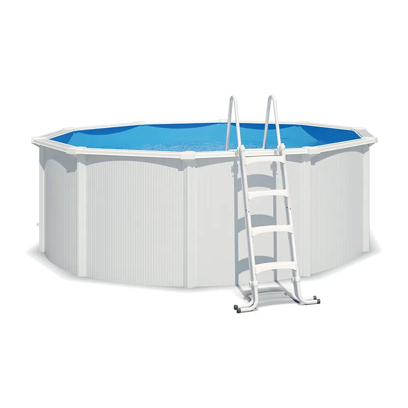 Piscine métal hors sol Saphir blanche -  Plusieurs Dim. Disponibles-0