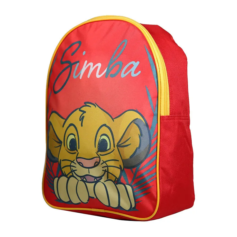 Sac à dos goûter maternelle Roi Lion Rouge - 25x31,5cm-1