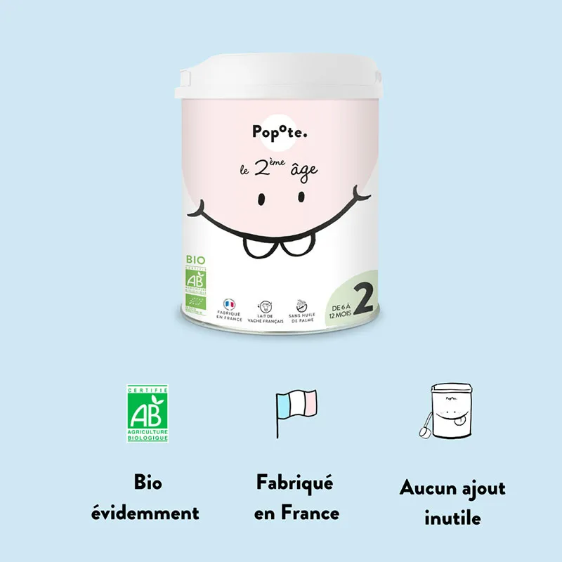 800g Lait infantile 2ème âge BIO - 6-12m-5