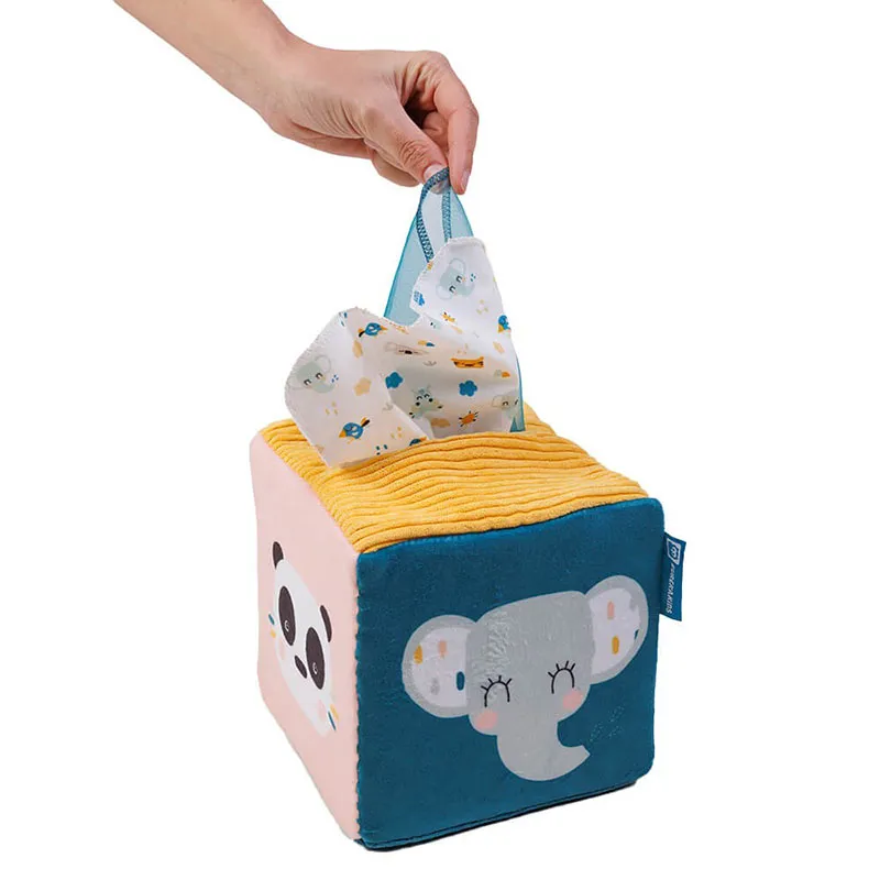 Boîte à mouchoirs sensorielle - 6m+-3