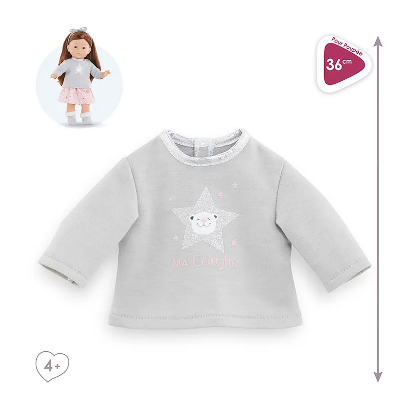 T-shirt Soir de fête poupée ma Corolle 36cm - 4+-3
