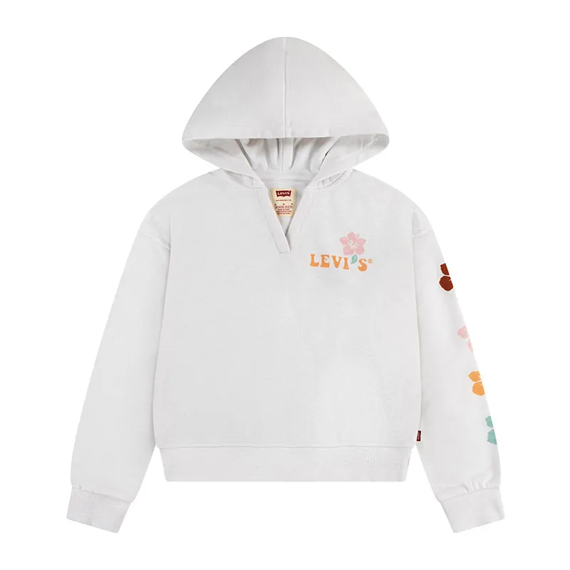 Hoodie Levis Hibiscus Junior - Bright white-1