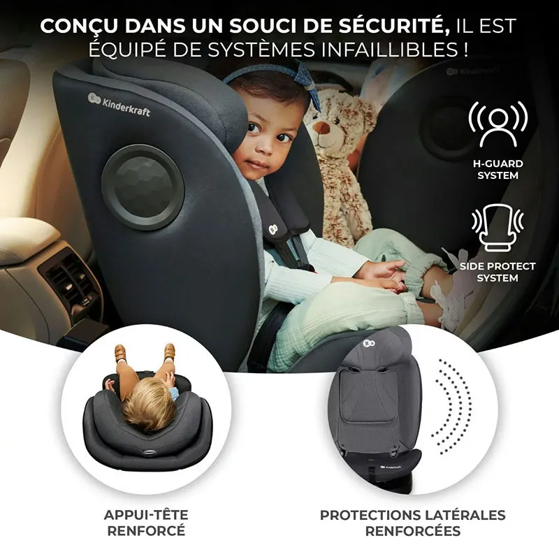 Siège-auto pivotant I-360 i-Size/Isofix 40-150 cm - Grey-5
