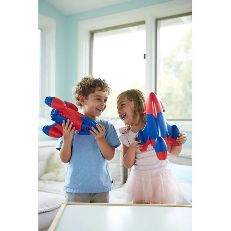 Fusée GreenToys Bleu/Rouge - 24m+-2