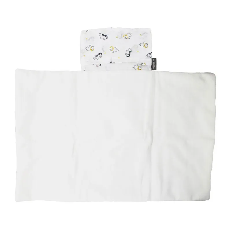 Matelas à langer nomade Peluche & pompon - 46x68cm-0
