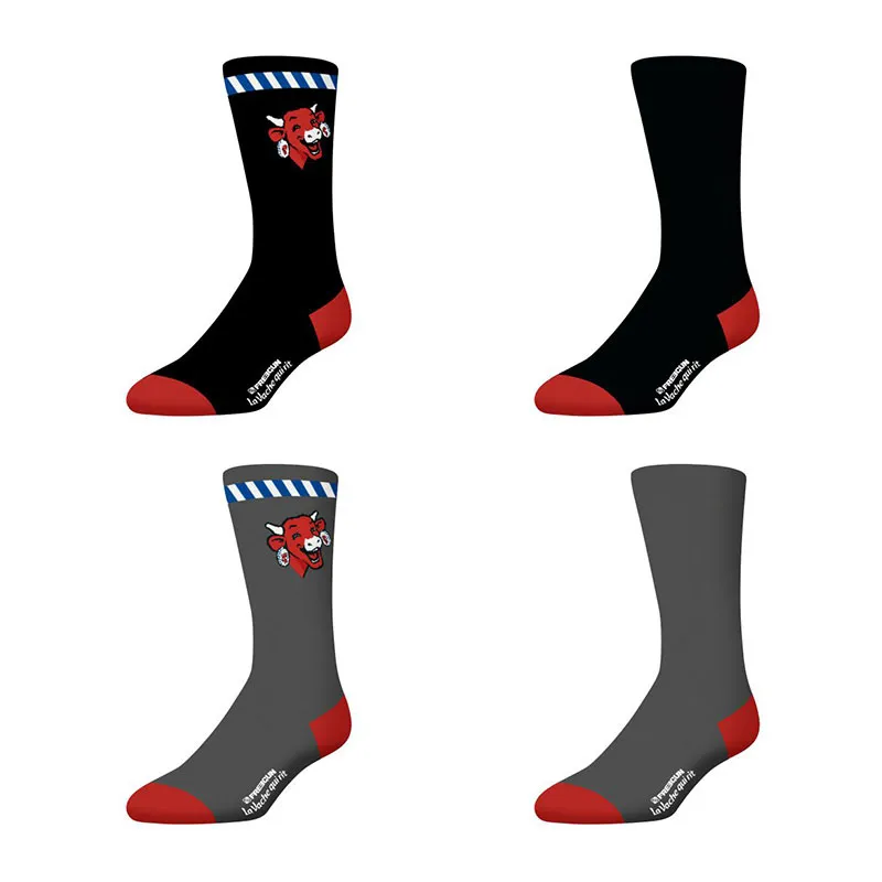 4 paires de Chaussettes Homme La Vache qui Rit - Gris/Bleu-0