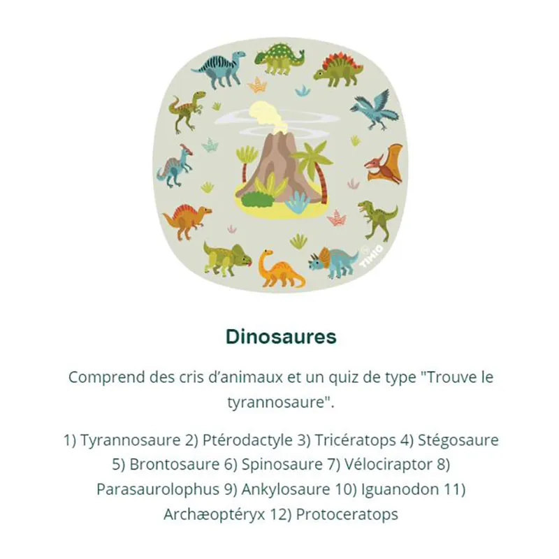 5 Disques pour lecteur Timio Set 4 - 24m+-6