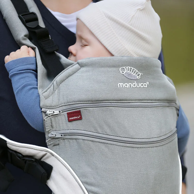 Porte bébé XT Cotton Grey/White - 0m+-6