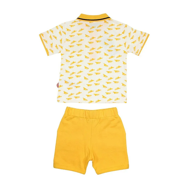 Ensemble Bébé 2pcs Baleine  - Jaune-1