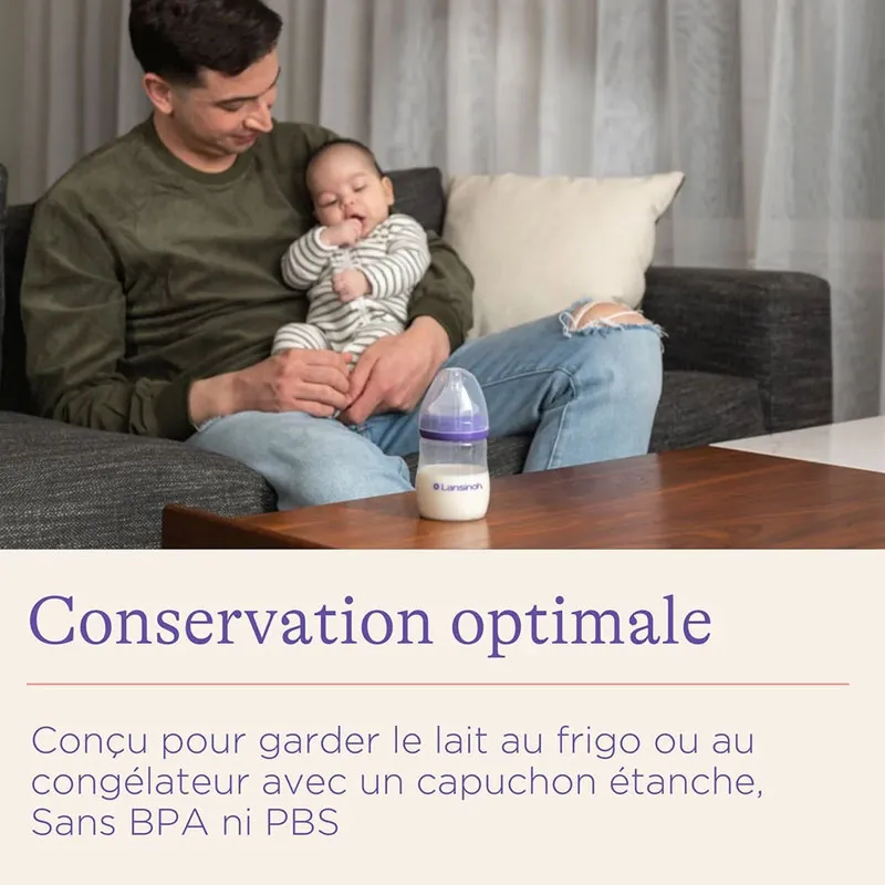Pots de conservation du lait maternel - 4x160ml-4