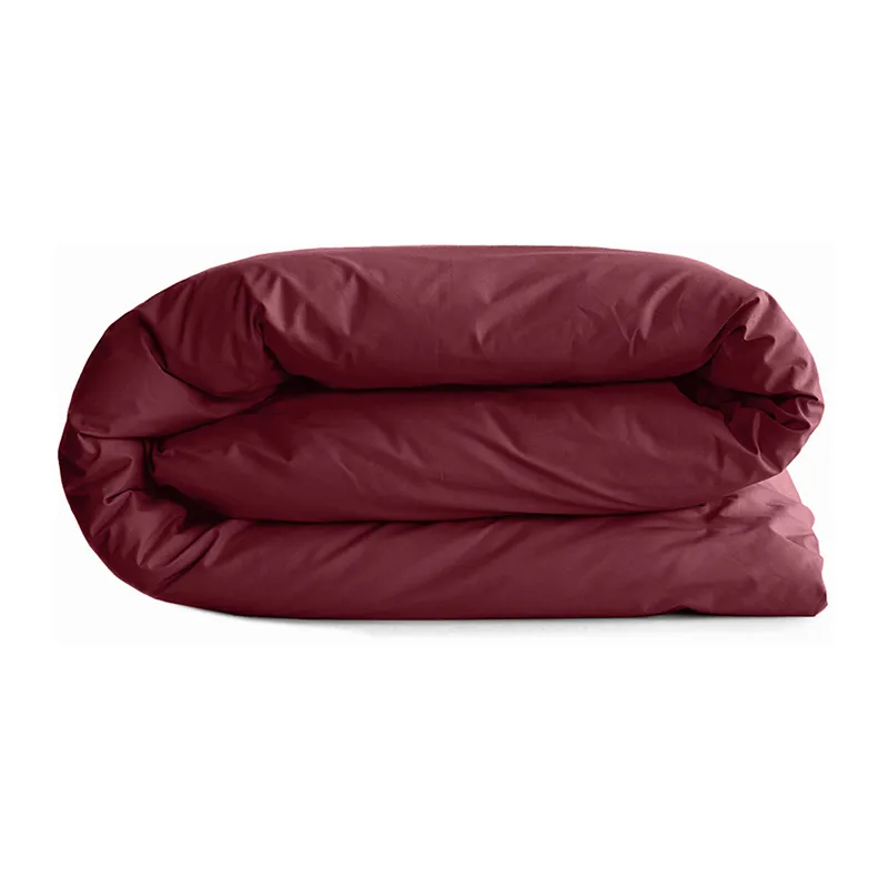 H. de couette Coton Grenat-1