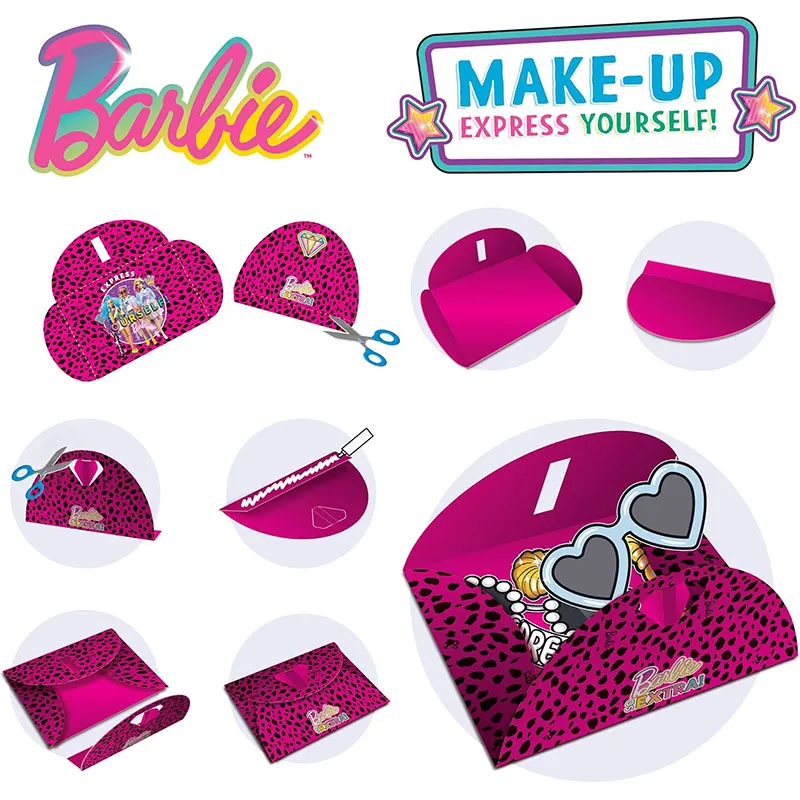 Carnet Barbie apprendre à se maquiller - 5+-5