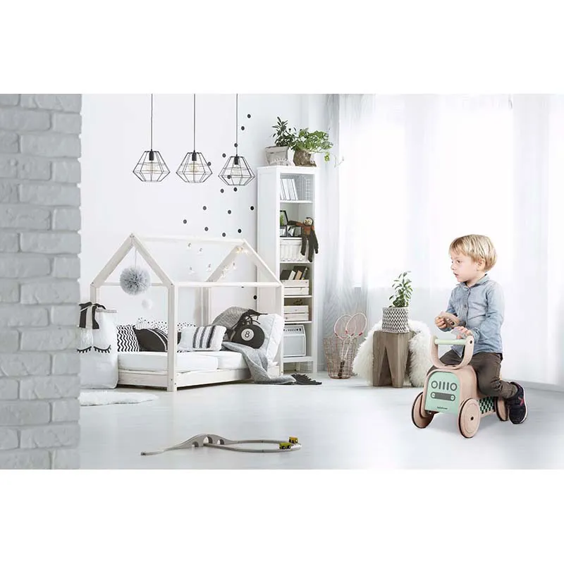 Porteur Voiture Bois/vert - 12m+-9