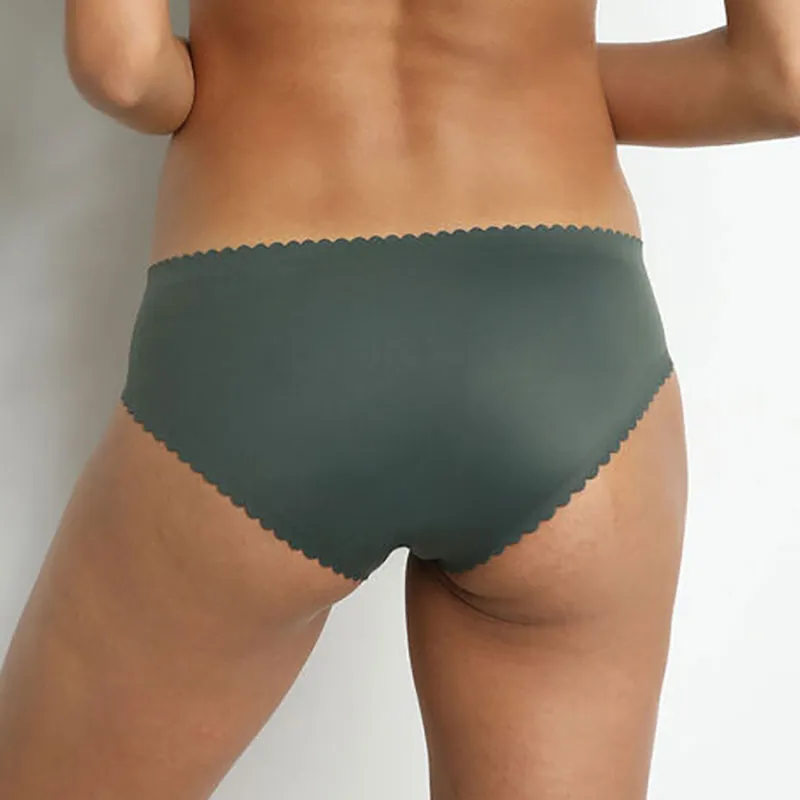 Culotte Body Touch Femme - Vert/Gris-1
