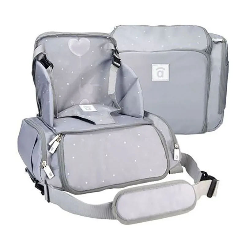 Rehausseur chaise nomade Go Anywhere Sushi Gris - 6m+-1