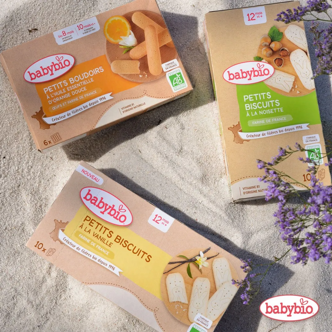 6x160g Petits Biscuits à la Vanille BIO - 12m+-2