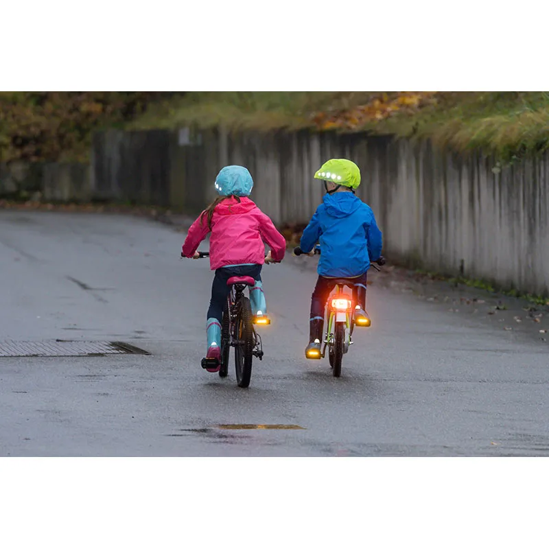 Protège casque imperméable - Jaune fluo-5