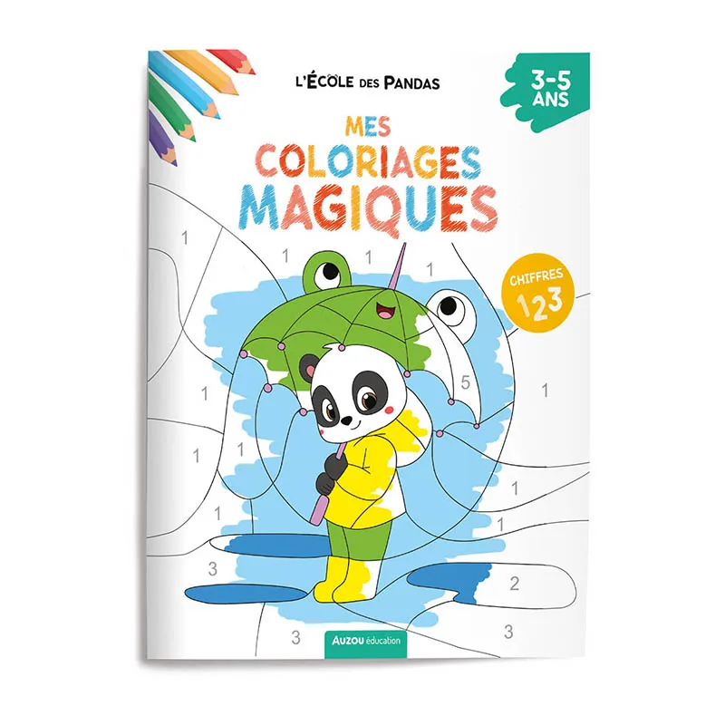 L'école des Pandas mes coloriages magiques les chiffres - 36m+-0
