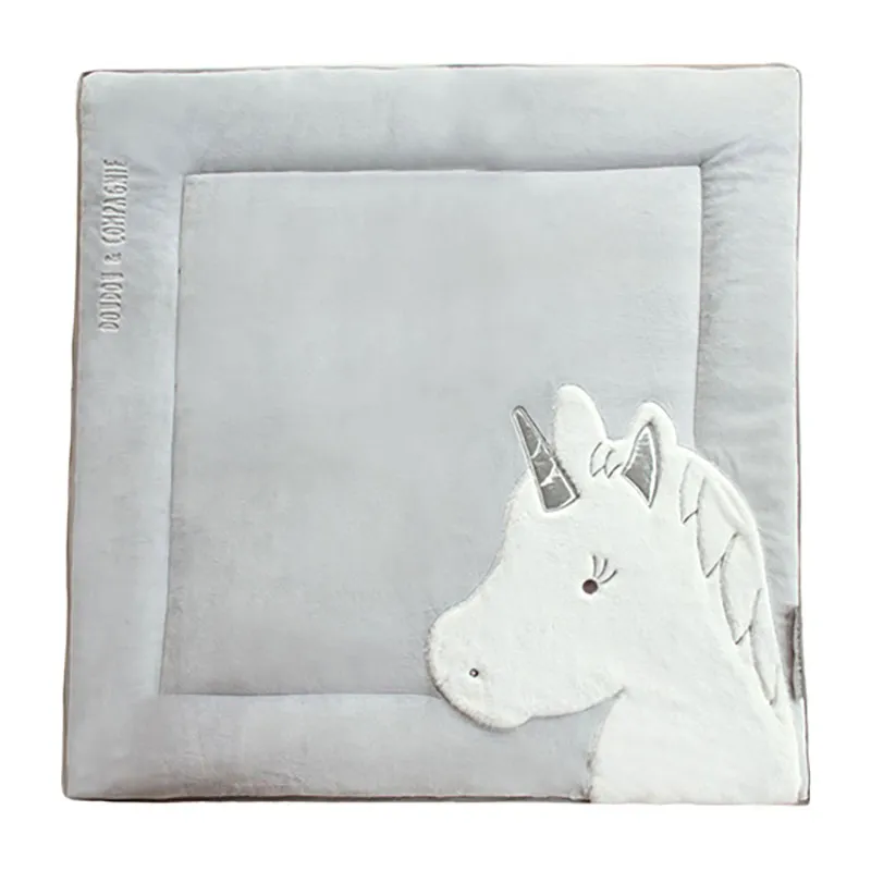 Tapis d'eveil Tapidou Licorne - Gris-0