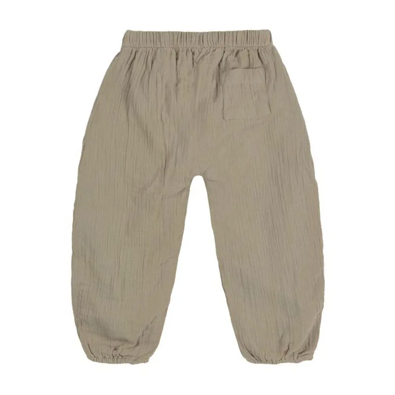 Pantalon en mousseline Coton BIO Olive - Lassig-5