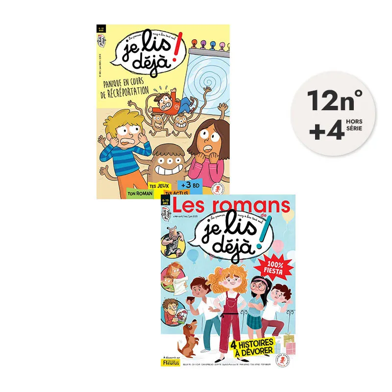 Abo.1an Je lis déjà + 4 Les Romans 16n° - 6-10+-0