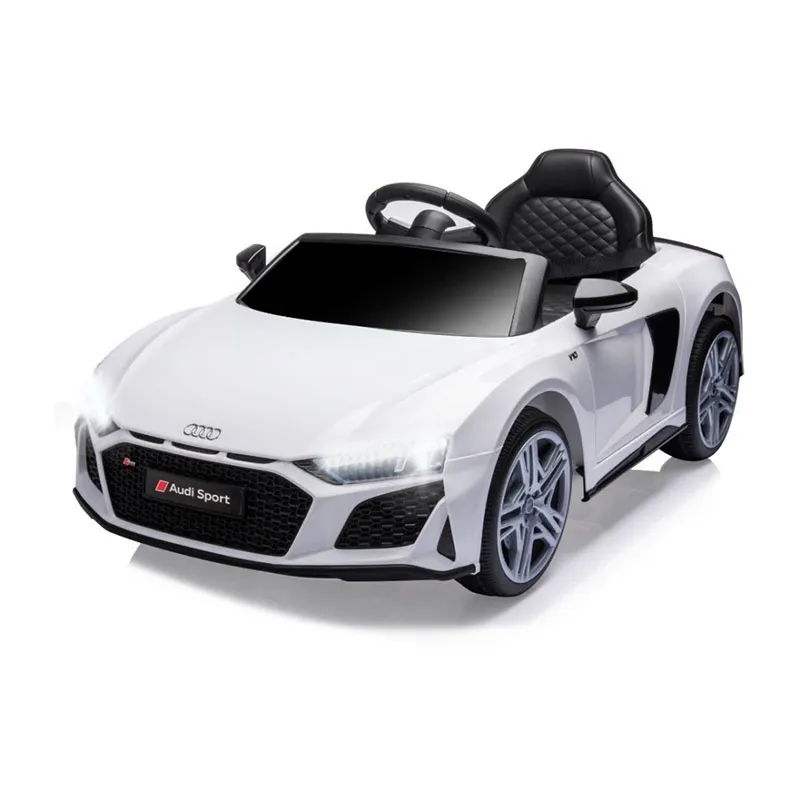 Voiture à batterie Audi R8 Spyder Blanc  - 36m+-0