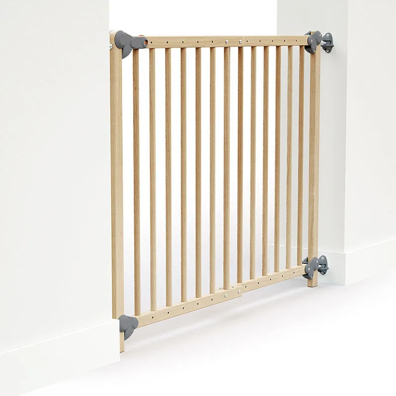 Barrière de sécurité extensible Bois - 73-110cm-2