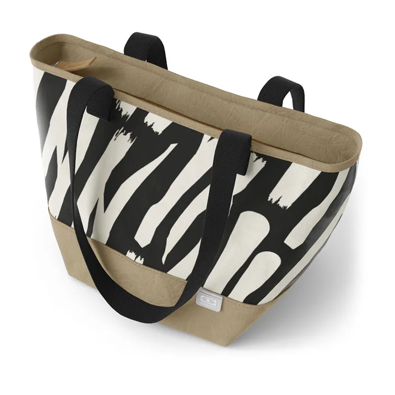 Set Lunch Box MB Original Noir/Coton + Cabas iso. Zébra - 1L-2