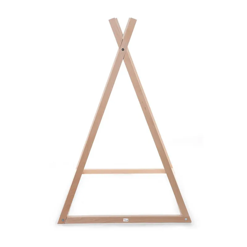 Lit Tipi Bois Naturel - 90x200cm-1