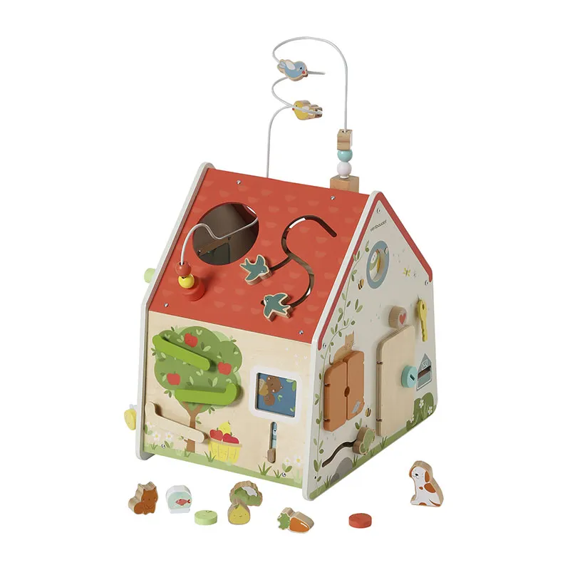 Grande maison d'activités en bois- 10m+-3