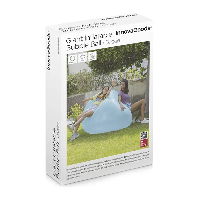 Bulle gonflable géante Bleu - Ø120cm-9